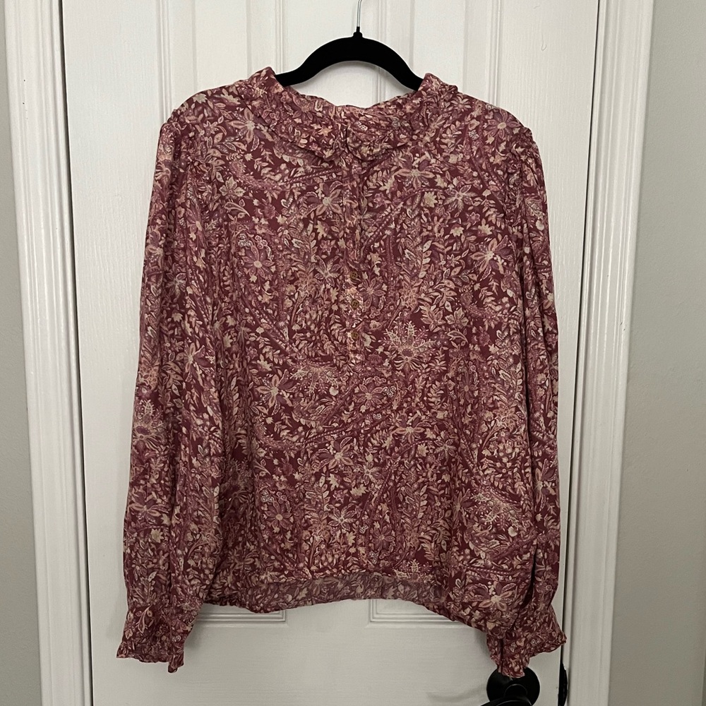 LUCKY BRAND WOMENS BLOUSE, size large